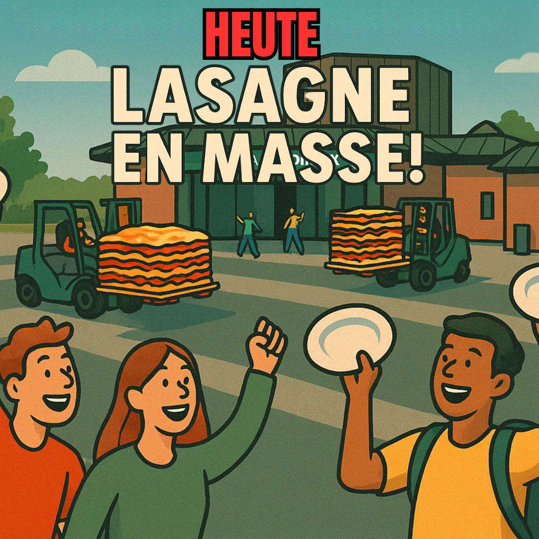 Foto: LASAGNE EN MASSE!